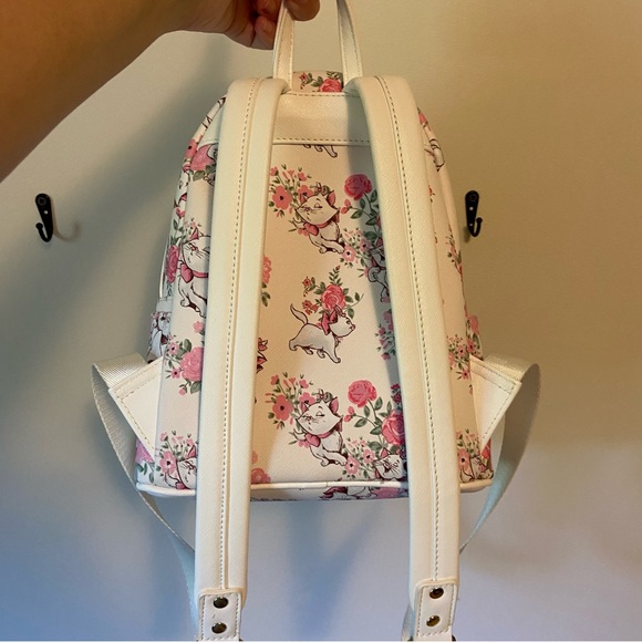 Loungefly Disney The Aristocats Marie Floral Mini Backpack - Picture 4 of 10